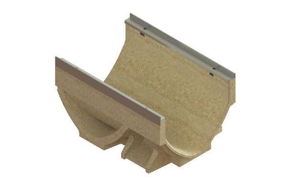 Лоток водоотводный CompoMax Drive DN300 H260 V-образный полуметровый