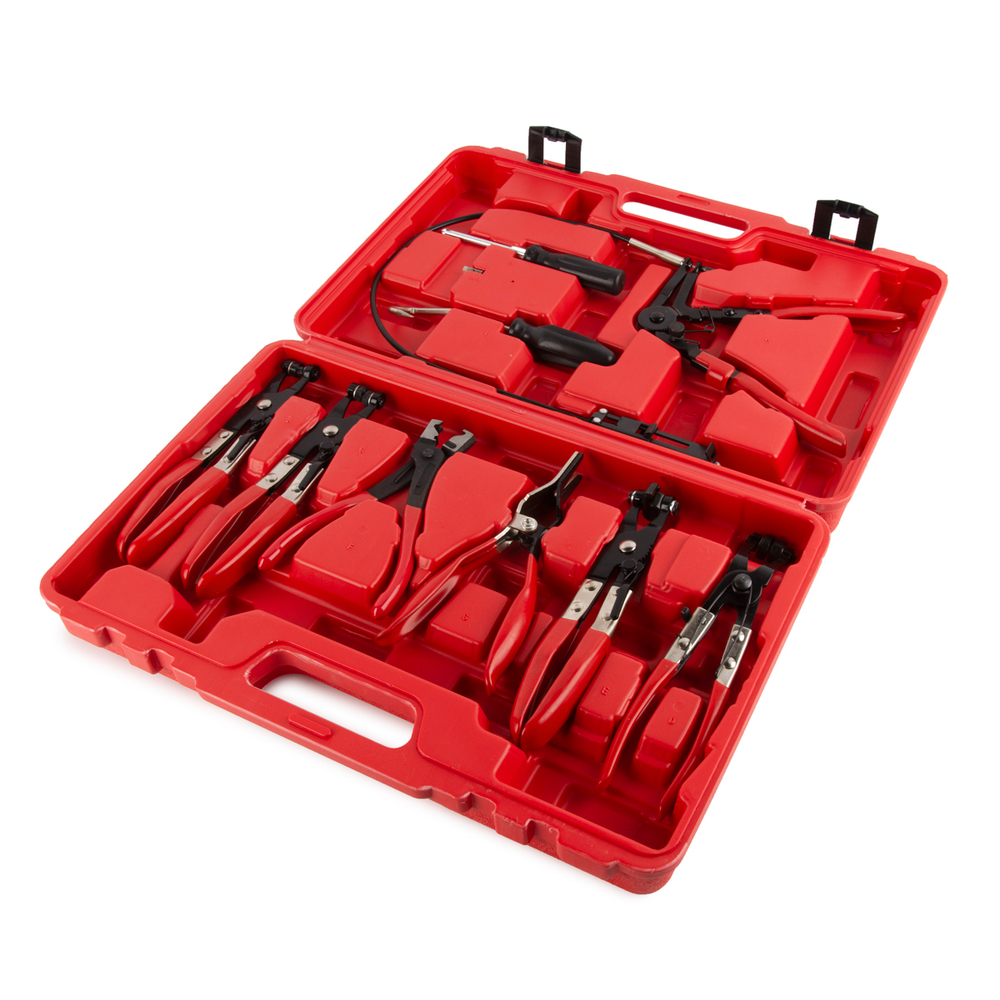 WDK-214690 Набор съемников для работы с хомутами, 9 предметов