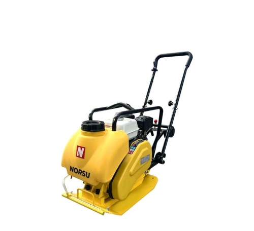 Виброплита бензиновая прямоходная (колесный комплект, бак для воды) NORSU RF-70TH
