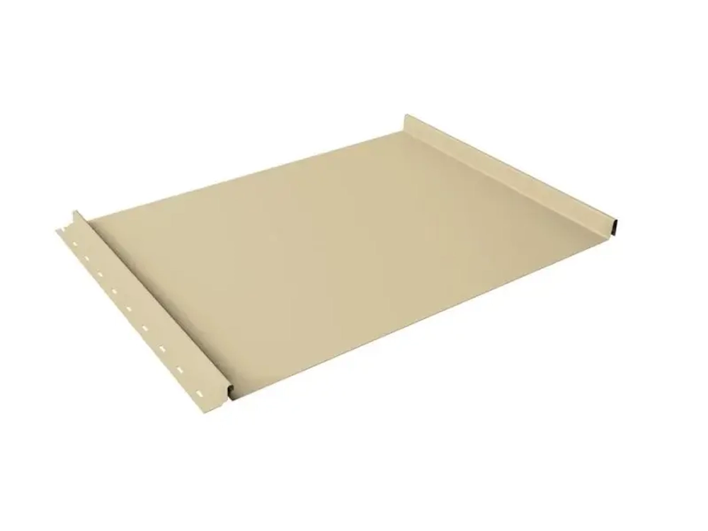 Кликфальц Pro Grand Line 0,45 Drap TX с пленкой на замках RAL 1015 светлая слоновая кость