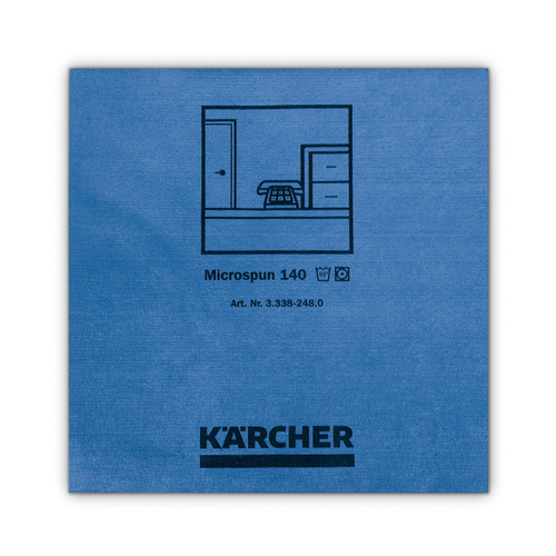 Салфетки из микроволокна MICROSPUN синие, 10 шт