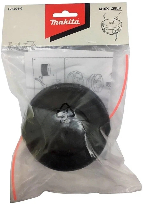 Триммерная головка M10x1.25LH, 2.4 мм Makita 197804-0