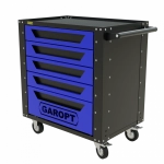 Gt5.blue Тележка инструментальная Garopt 5 ящиков СИНЯЯ, Серия "Low-cost"