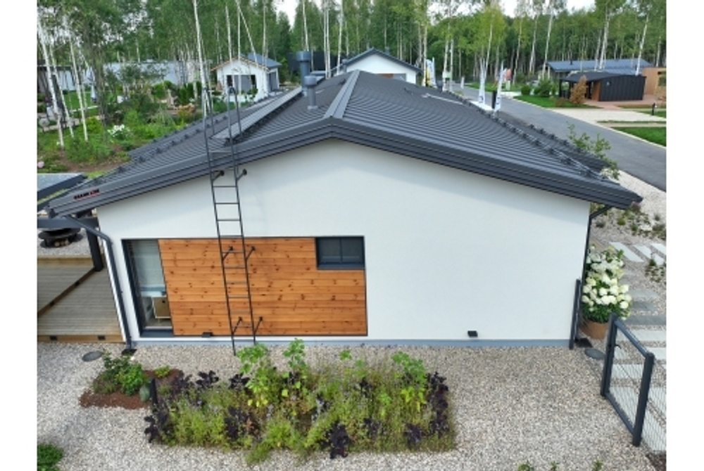 Кликфальц Pro Line Grand Line 0,5 Satin Matt TX с пленкой на замках RAL 7024 мокрый асфальт
