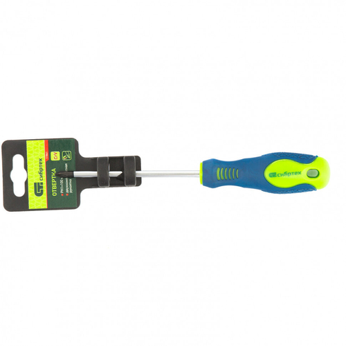 Отвертка, PH1 х 100 мм, CrV, двухкомпонентная рукоятка Сибртех