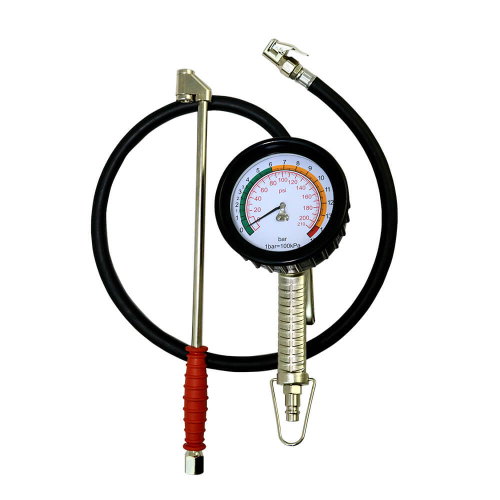 WDK-29110 Пистолет для накачки шин с аналоговым манометром 90 мм, max. 15 Бар.