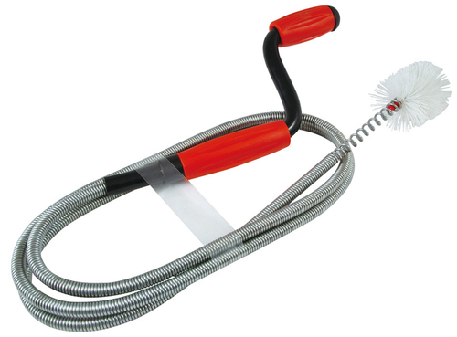 Спираль Крокочист 8х1,5 в виниловой оплетке с ершиком и рукояткой