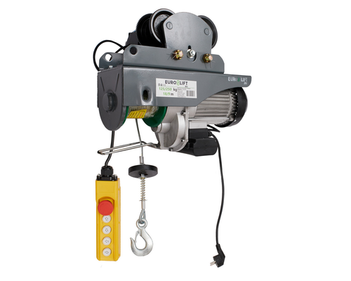 Лебедка электрическая передвижная KX 250 г/п 125/250 кг, в/п 18/9 м