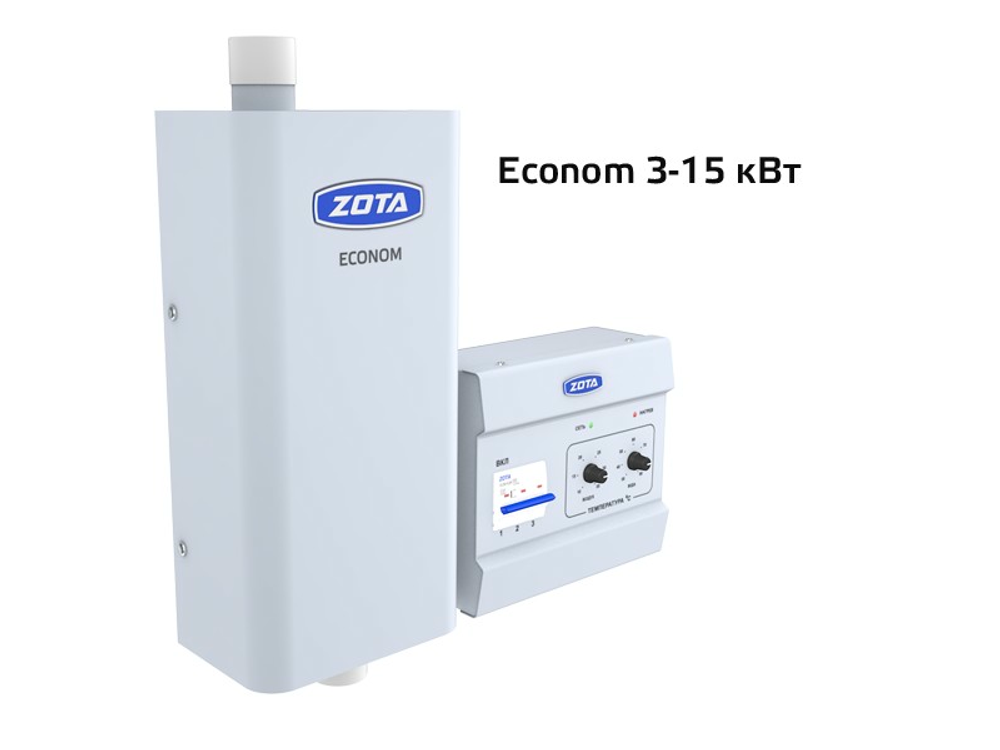 Котел ZOTA Econom-15 (в комплекте с пультом управления) электрический