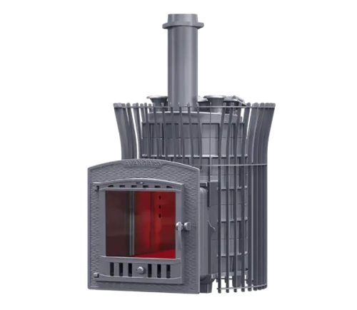 Печь для бани GFS Авангард Ураган 30П2С ЗК тюльпан чугунная #