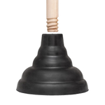 Вантуз для удаления засоров "Классик", деревянная ручка 48 см