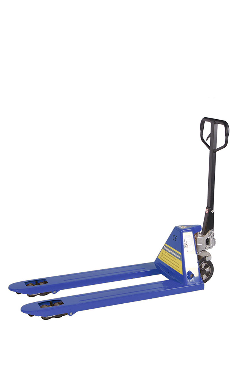 Тележка гидравлическая 2500 кг 1150 мм резиновые колеса TOR RHP(BF) PRO