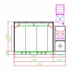WDK-210ER Окрасочно-сушильная камера на электрических ТЭНах