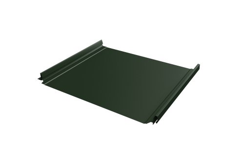 Кликфальц Pro Grand Line 0,5 GreenCoat Pural BT с пленкой на замках RR 11 темно-зеленый (RAL 6020 хромовая зелень)