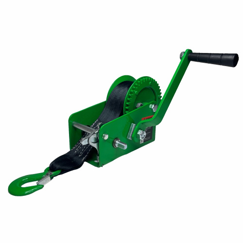 Лебедка ручная барабанная HITCH HW 1100, 1100 кг, канат 10 м