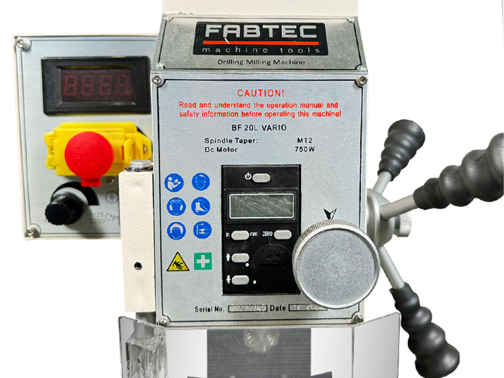 Настольный фрезерный станок FABTEC BF 20L Vario