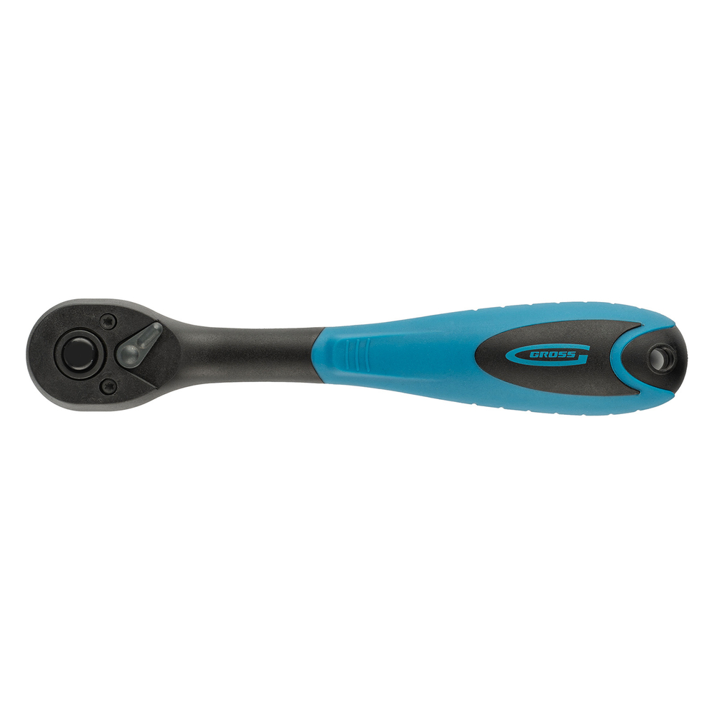 Ключ-трещотка 3/8", CrV, 72 зуба, с быстрым сбросом Gross