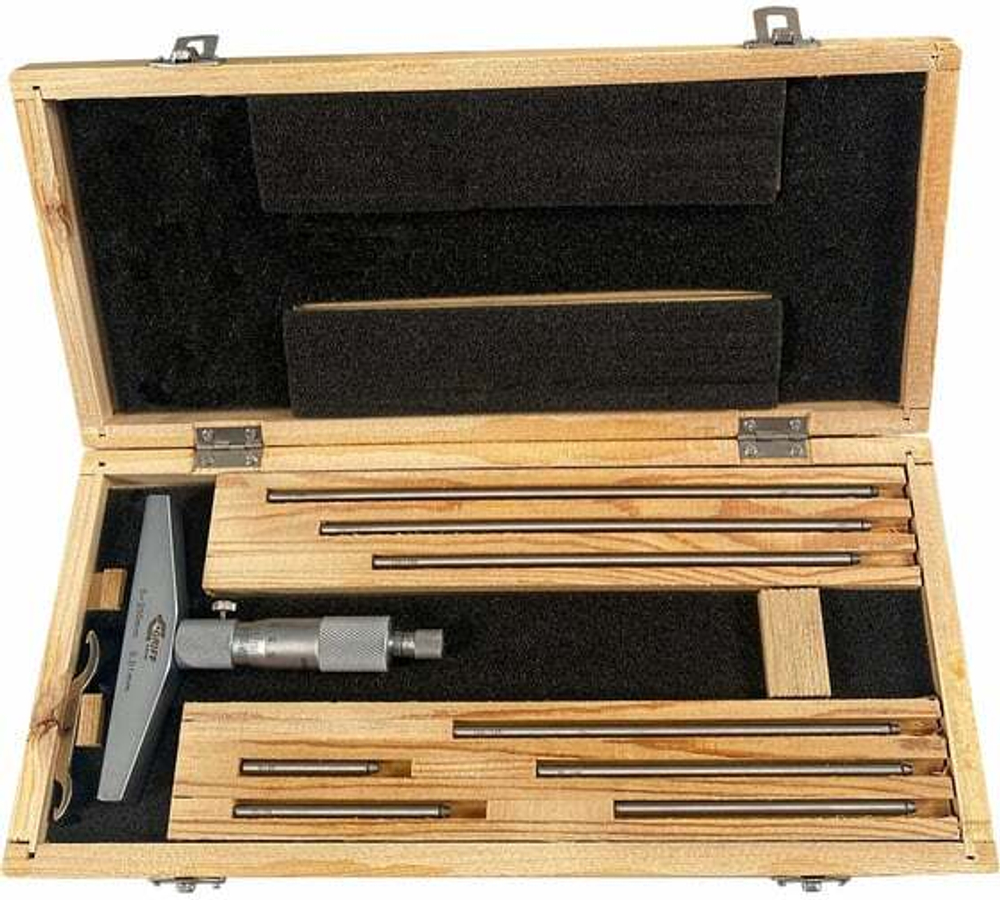 Микрометрический глубиномер GRIFF ГМ 200 ГОСТ 7470-92 пр-во Guilin Measuring D102013