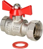 Кран шаровый с накидной гайкой ½"в x ¾"нг Valtec VT.241.N.0405