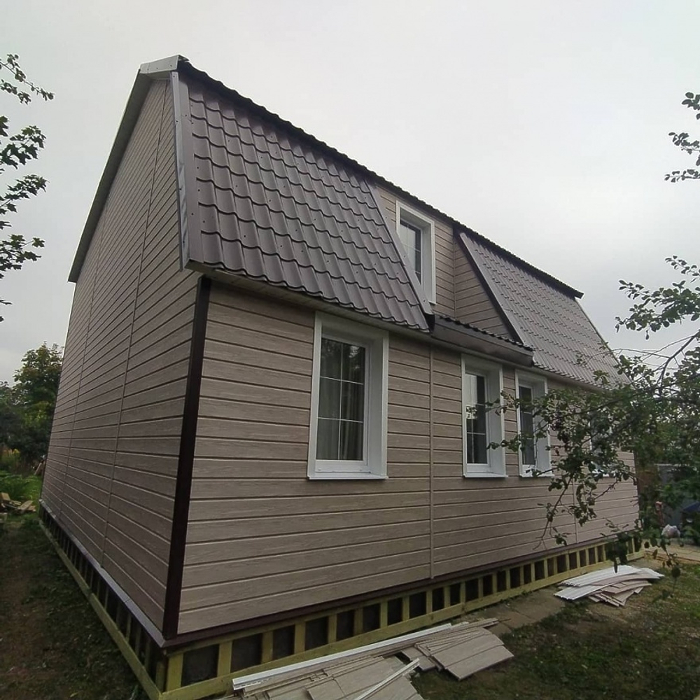 Сайдинг LUX под дерево, Брус, орех