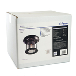Светильник садово-парковый Feron PL723 на потолок 60W E27 230V, черный 48387