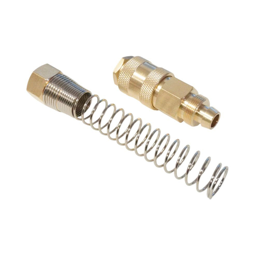 WDK-S40SPB Быстроразъемное соединение пневматическое с пружиной 10x14 мм, латунь