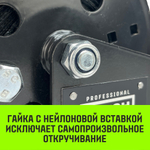 Лебедка ручная барабанная с тормозом HITCH HWB 1100, 1100 кг, канат 10 м