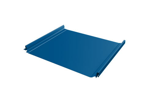 Кликфальц Pro Grand Line 0,5 Satin с пленкой на замках RAL 5005 сигнальный синий