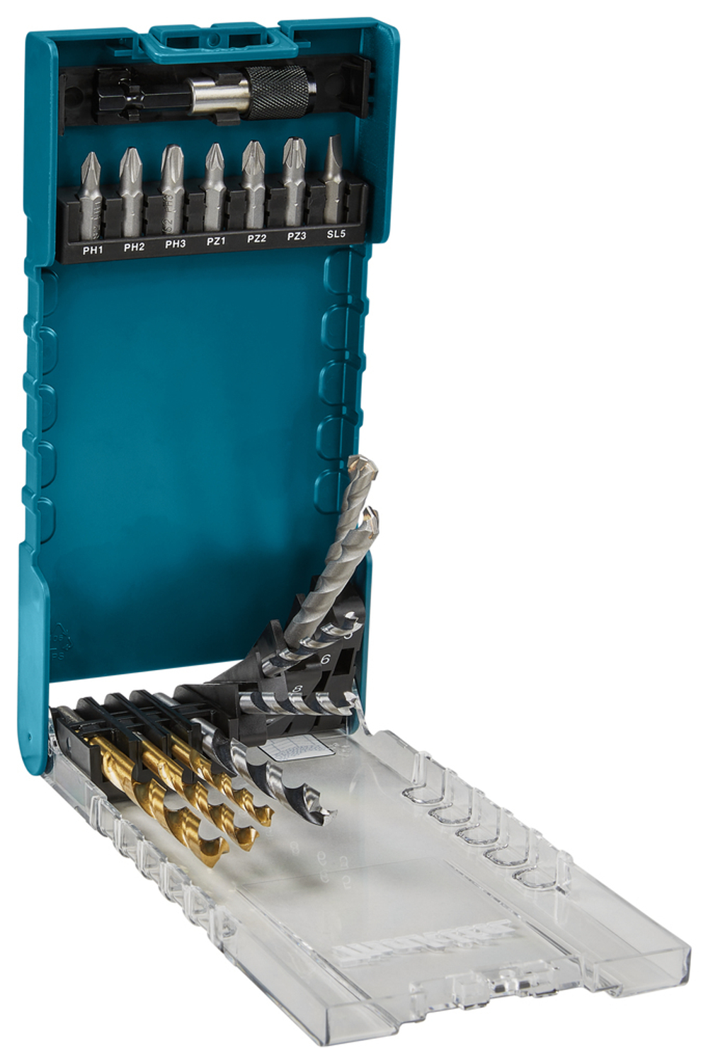 Набор насадок и сверл, 17 шт Makita D-74887