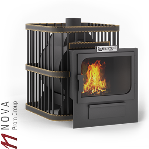 Печь для бани Сабантуй Квадро Мини 14 Панорама