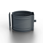 Держатель трубы (на кирпич) МЕТАЛЛ ПРОФИЛЬ Foramina Freeze D100 Grey
