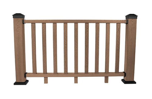 Ограждение из ДПК 3D WOOD TalverWood 125х960х1575мм (с одним столбом на 100мм)