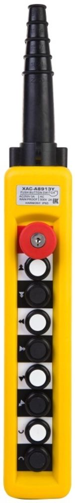 Пульт 8 кн. 2 ст. + СТОП БУТОН + ключ (XАC-A8913Y)