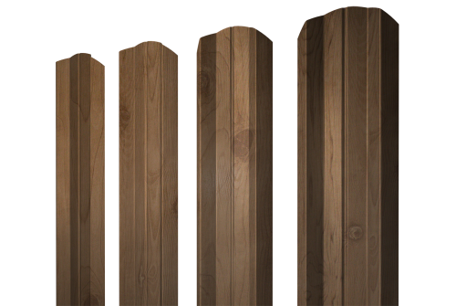 Штакетник М-образный А фигурный 0,45 Print Premium Pine Wood Fresh