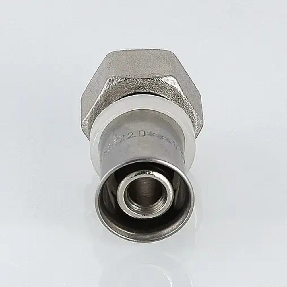 Муфта пресс с накидной гайкой 16мм x ½"к Valtec VTc.712.N.1604