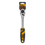 Ключ-трещотка 1/2", 90 зубьев, с быстрым сбросом, CrV Denzel