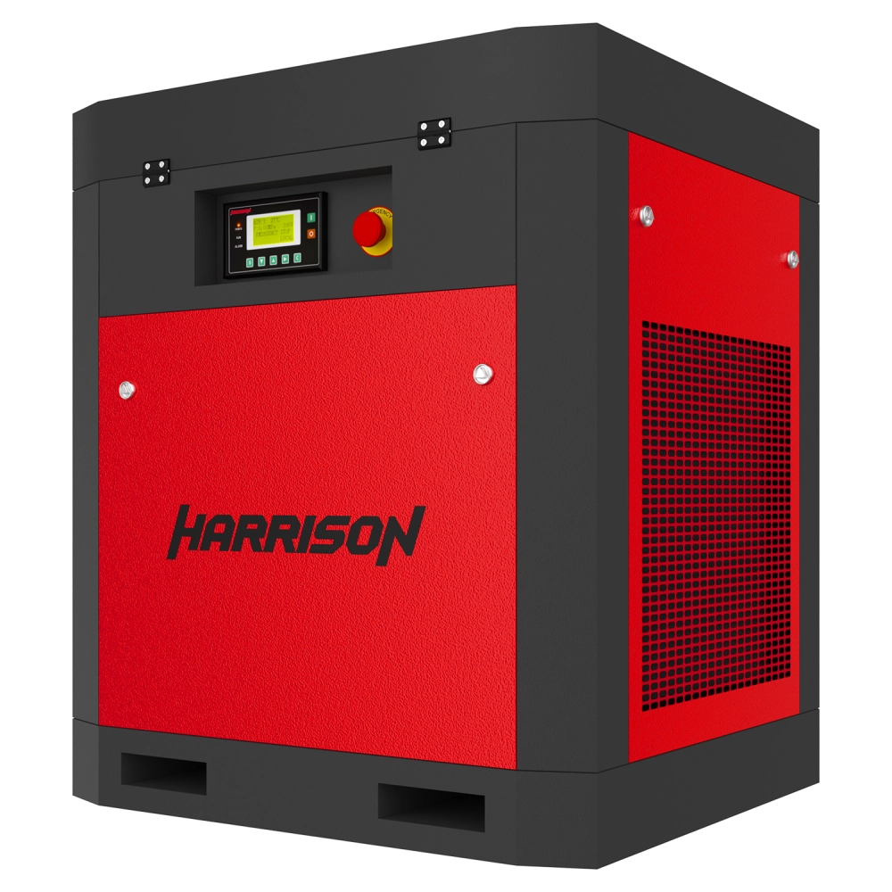 HRS-942100 Винтовой компрессор с ременным приводом Harrison: 2100 л/мин, 10 бар, 15 кВт