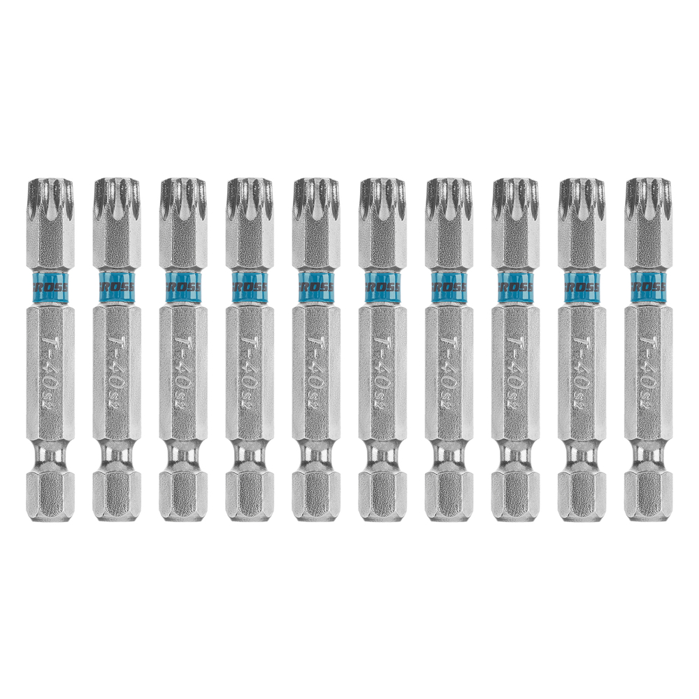 Бита Torx 40 х 50, сталь S2, 10 шт. Gross
