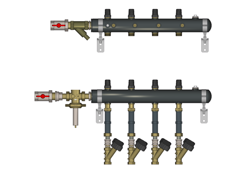 Ридан TDU.5R 162L2015R — Узел распределительный этажный DN50-3L-25-APT20-MNT15