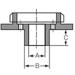 Направляющая втулка 14x16x8 мм для фрезера 3600H, 3601B Makita 323018-7