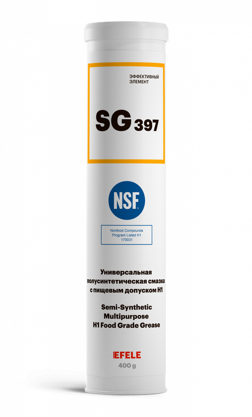 Универсальная полусинтетическая смазка EFELE SG-397 с пищевым допуском NSF H1