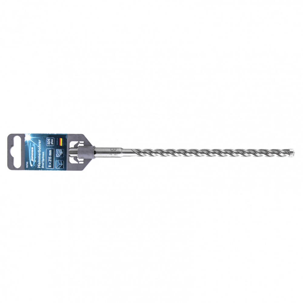 Бур по бетону Drei spitzen, 8 x 215 мм, SDS Plus Gross