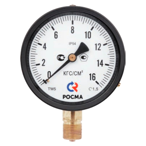 Манометр радиальный Росма ТМ-51GР.GG IP54 (G-25кгс/см2) М2Gх1.5 1.5 общетехнический специального исполнения, 1GGмм, тип - ТМ-51GР, радиальное присоединение, шкала (G-25кгс/см2), резьба М2Gх1.5, класс точности 1.5