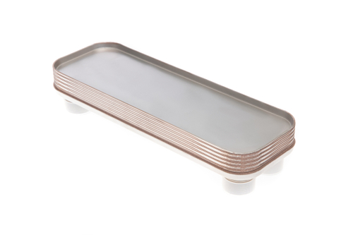 Ридан 111B0072R — Теплообменник пластинчатый паяный BPHE_RD-027-10-3.0-L, присоединительный штуцер Q1/Q2 — L1"1/4, Q3/Q4 — H1"3/8