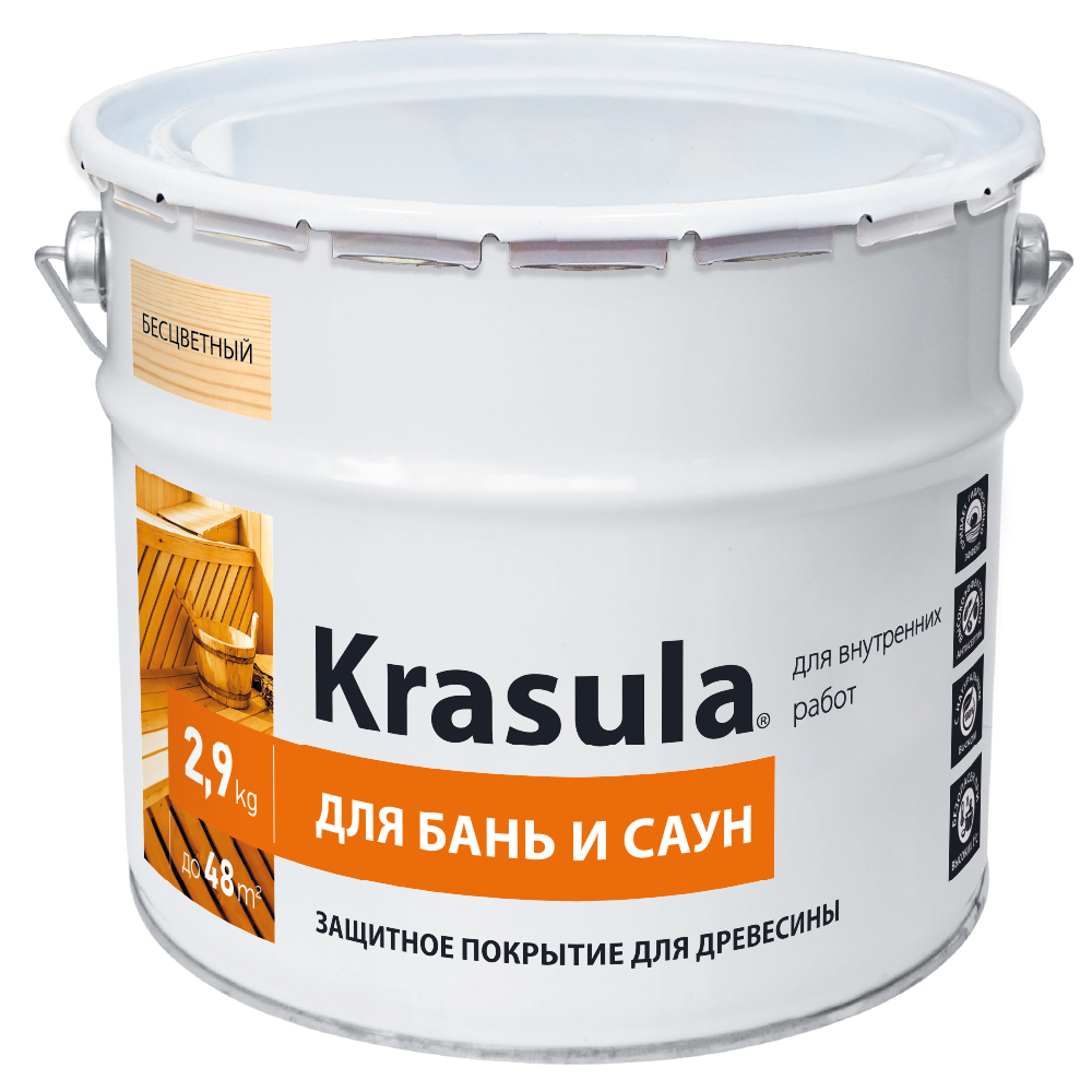 Защитный состав «KRASULA для бань и саун»