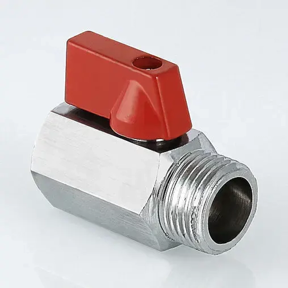 Кран шаровый мини ½"в x ½"н Valtec Mini VT.331.N.04