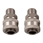 Муфта универсальная быстросъемная ("мама") 3/8, внешняя резьба, 2 шт, Stels