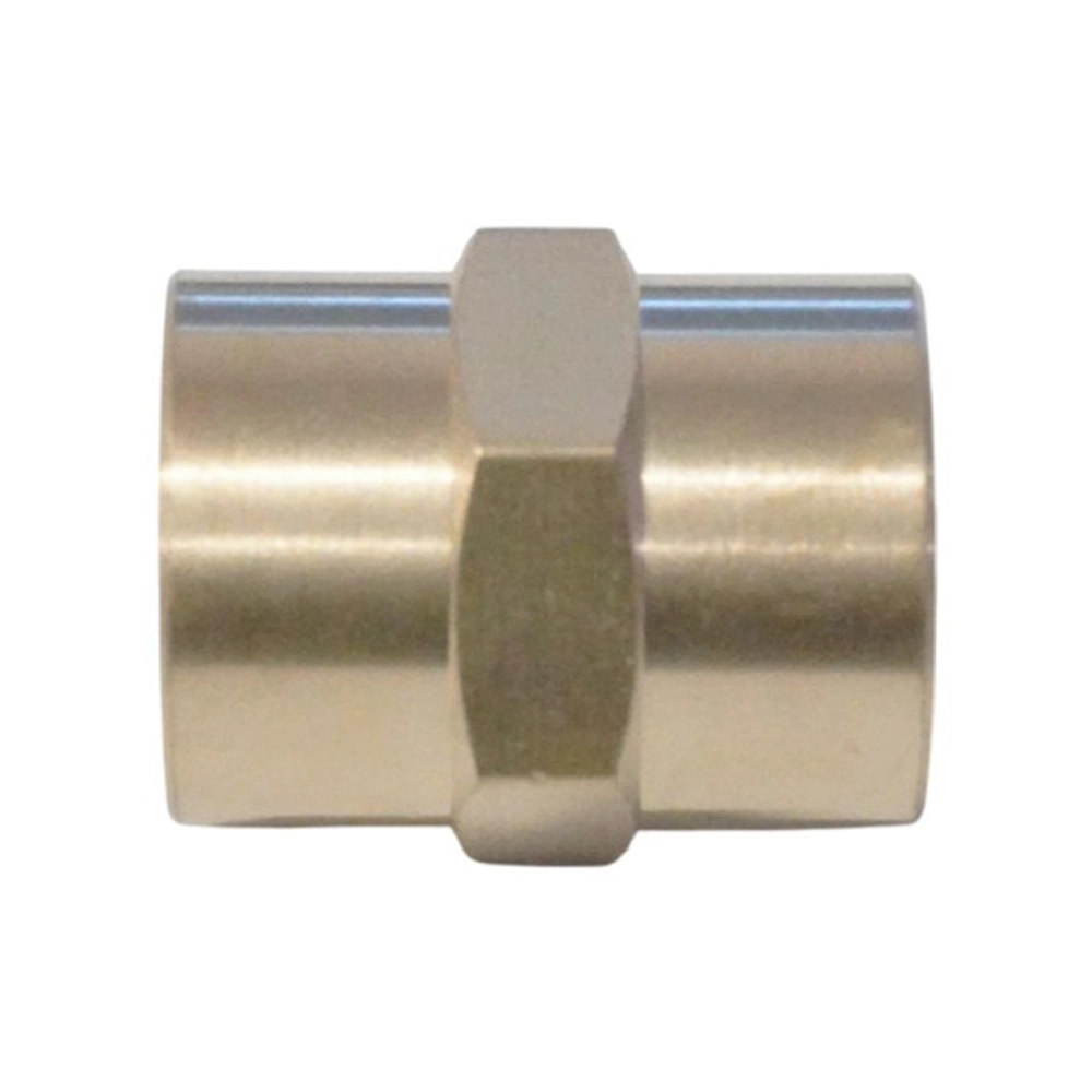 WDK-238FB Адаптер, резьба 3/8"-3/8" PT, F-F (внутренний), латунь