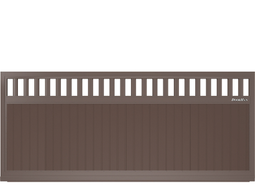 Автоматические откатные ворота Doorhan Premium Classic SLG-A с решеткой, 6200х2700