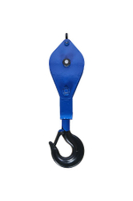 Блок монтажный двухрольный с крюком TOR 1 т (T)*